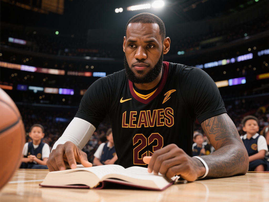 詹姆斯深度剖析:如何持续保持巅峰伟大 詹姆斯的伟大不仅体现在运动场上,他对学习